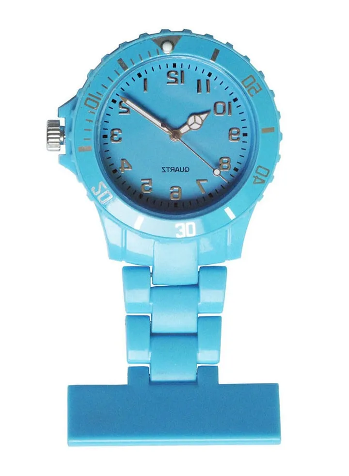 women Nurse Plastic Analog Pocket Watch 3614U-O