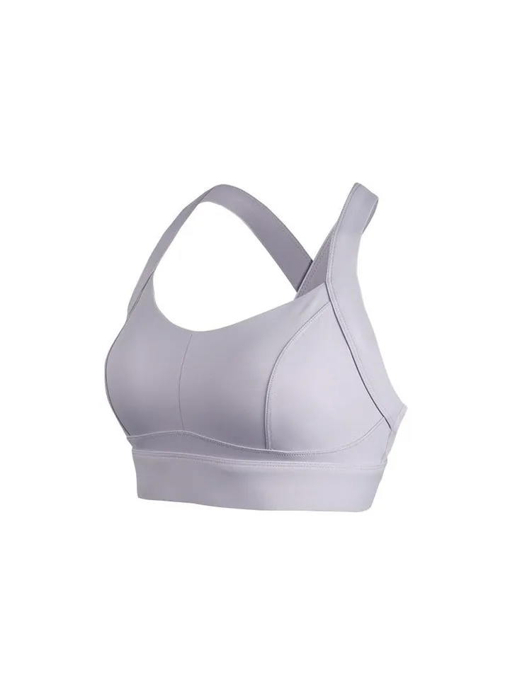 Fitness shockproof high strength integrated cross back vest bra sports underwear.