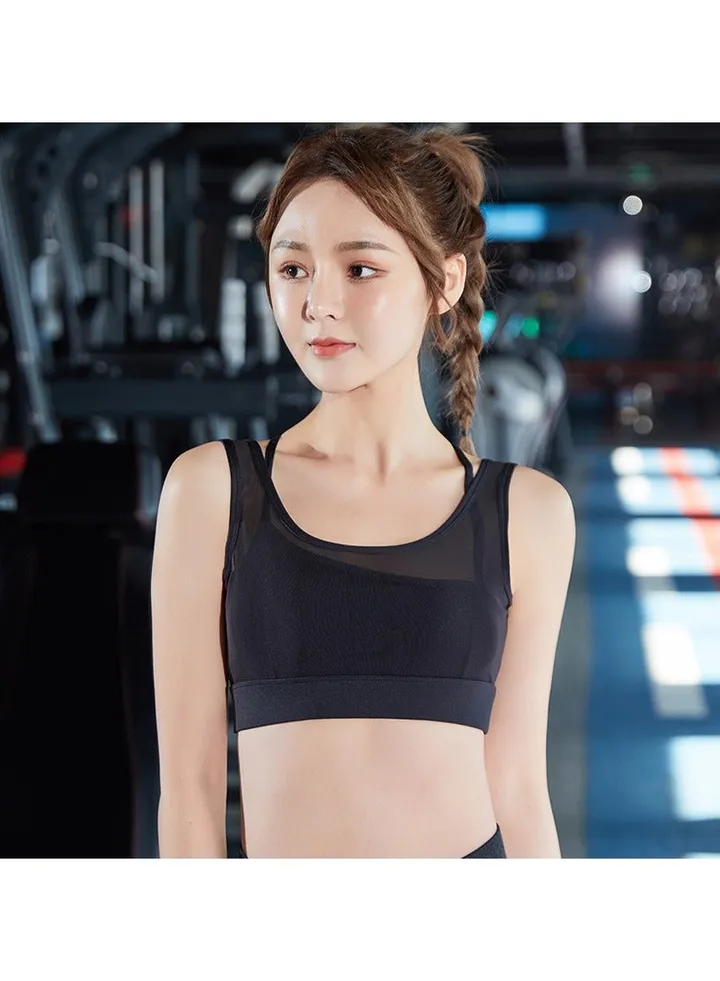 Seamless yoga vest sports bra.
