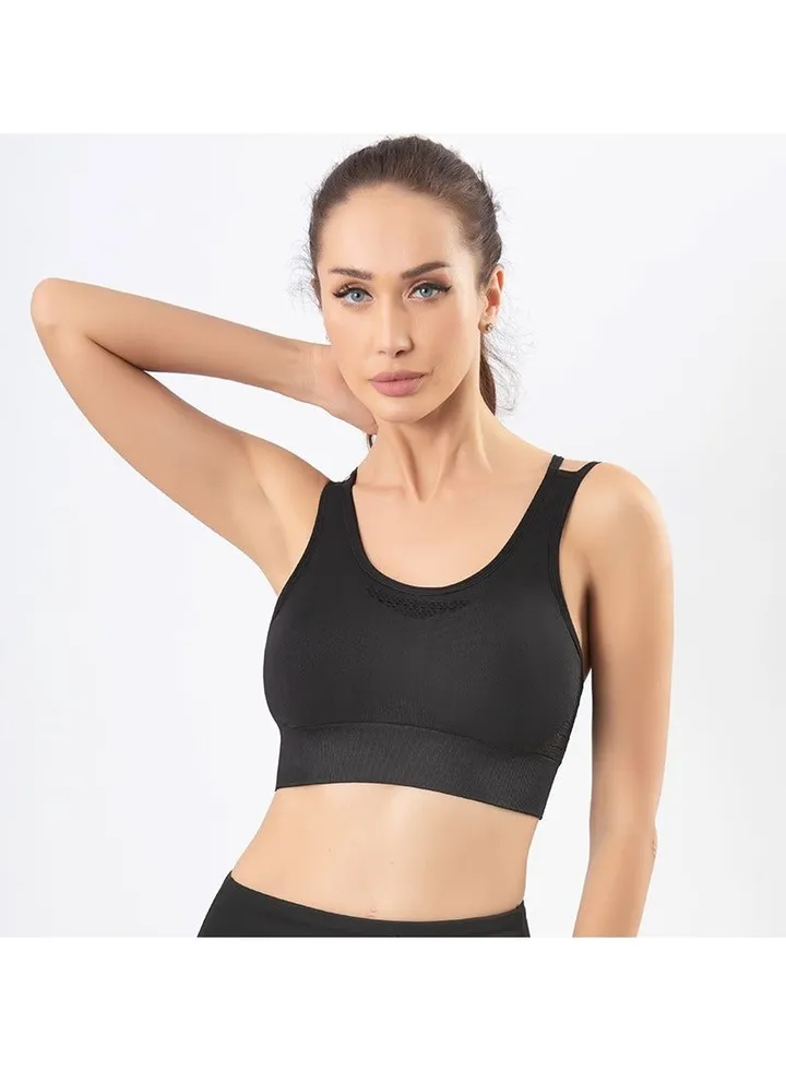 Shockproof sports underwear vest beauty back bra fitness running.