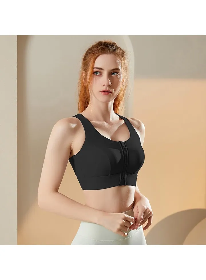 Sports underwear women wear running yoga clothes beauty back vest without underwire bra fitness top.