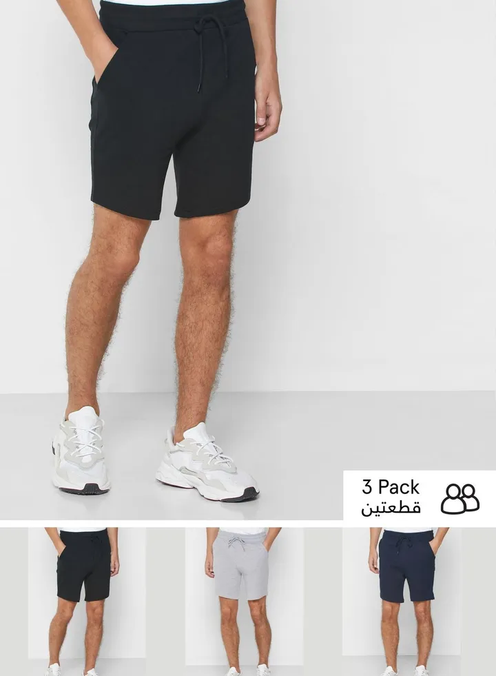 3 Pack Lounge Shorts