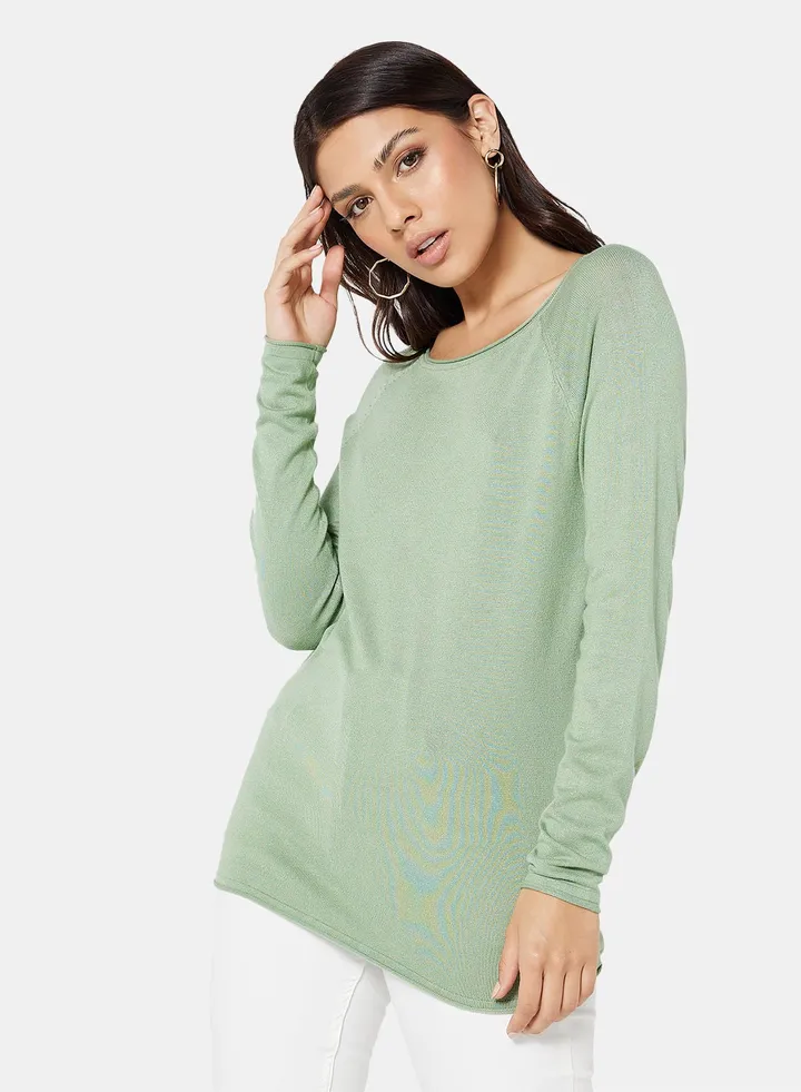 Knitted Long Sleeve Pullover
