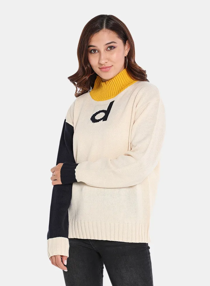 Casual Pullover Off White