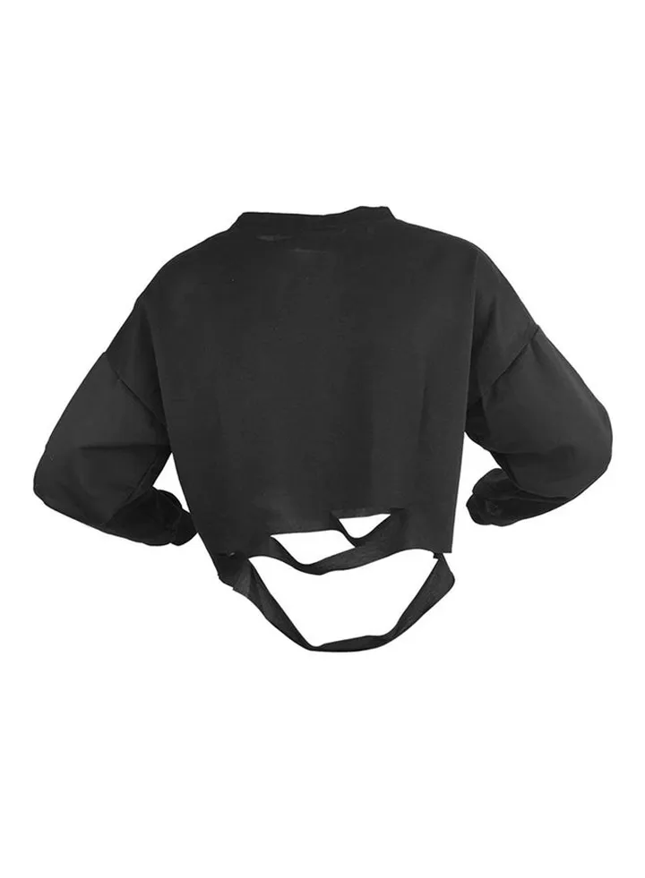 O-Neck Long Sleeve Pullover Grey