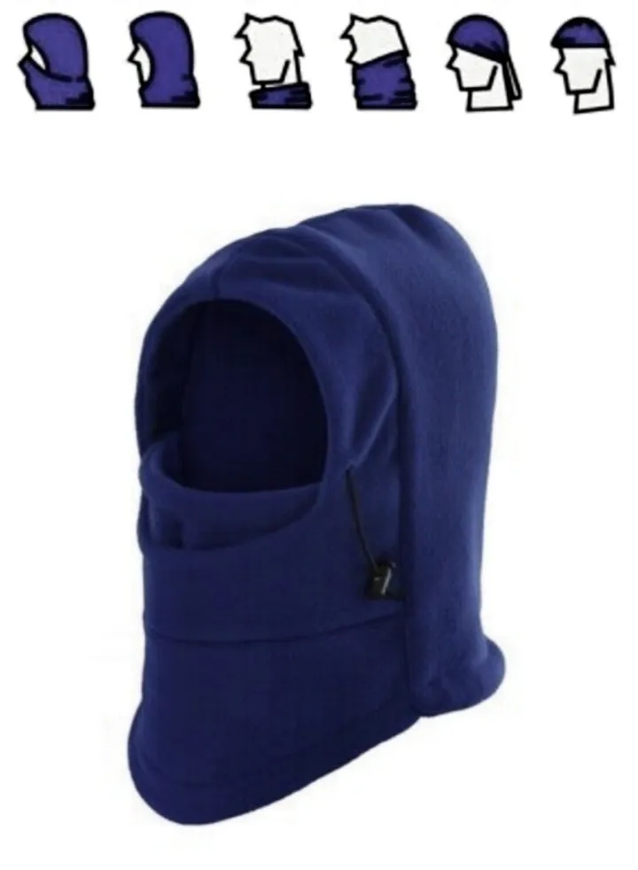 Full Face Mask Cap Neck Cover Winter Ski Hat, Outdoor Unisex Winter Fleece Hats Bicycle Ski Warm Wind Proof Face Mask Hood for Mens Women