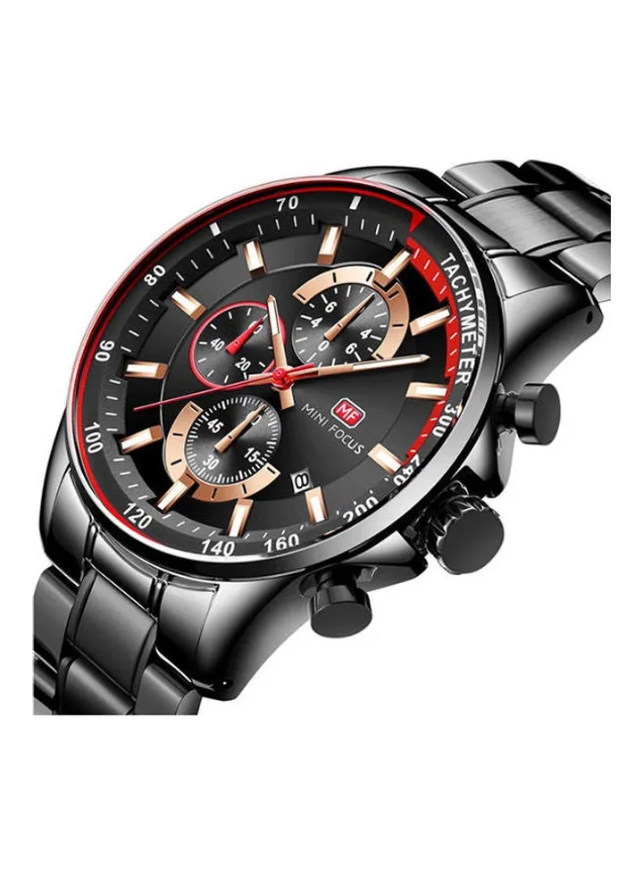 Men's Stainless Steel Chronograph Clasp Watch MF0218G04