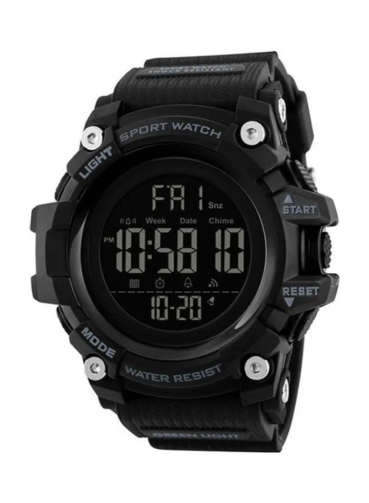 Men's Stainless Steel Chronograph Buckle Watch SKEMEI1384