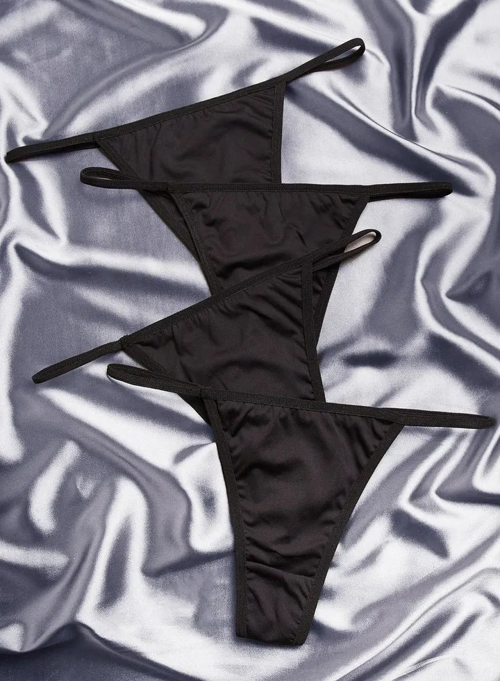 Mesery Bundle OF (4) - No Show Cotton Panties