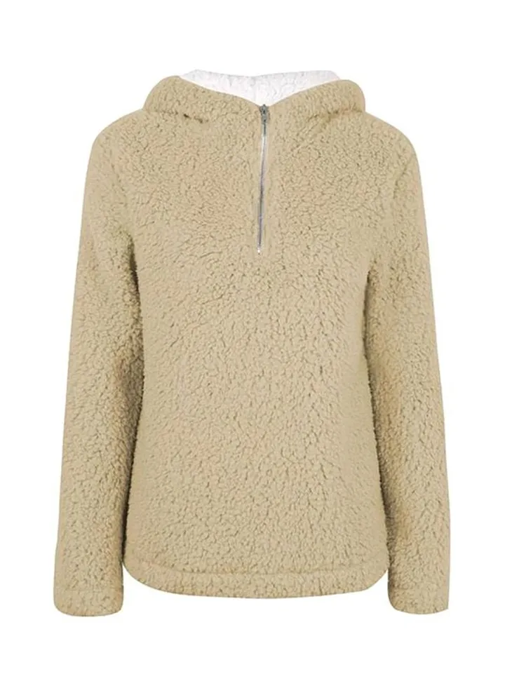 Hooded Pullover Khaki