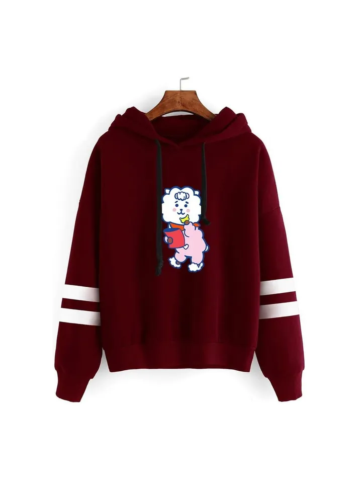 New spring and autumn BT21 RJ Bulletproof BTS sweater hoodie for Unisex Adult
