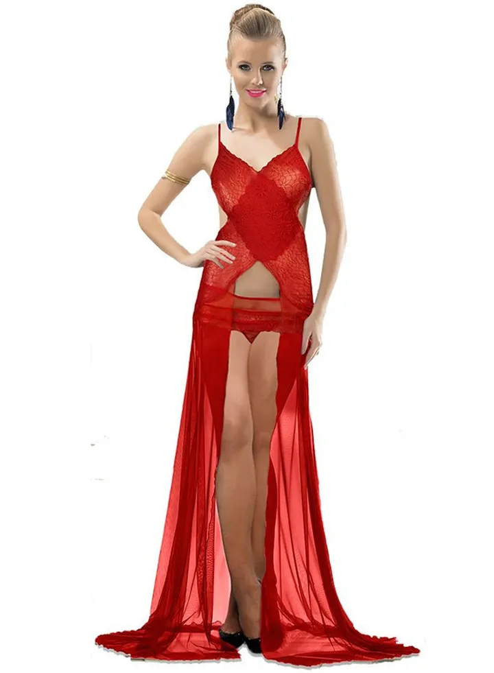 Long lingerie nightgown