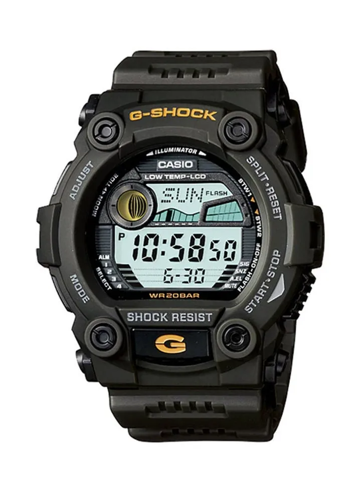 Men's Digital Round Water Resistance Wrist Watch G-7900-3DR