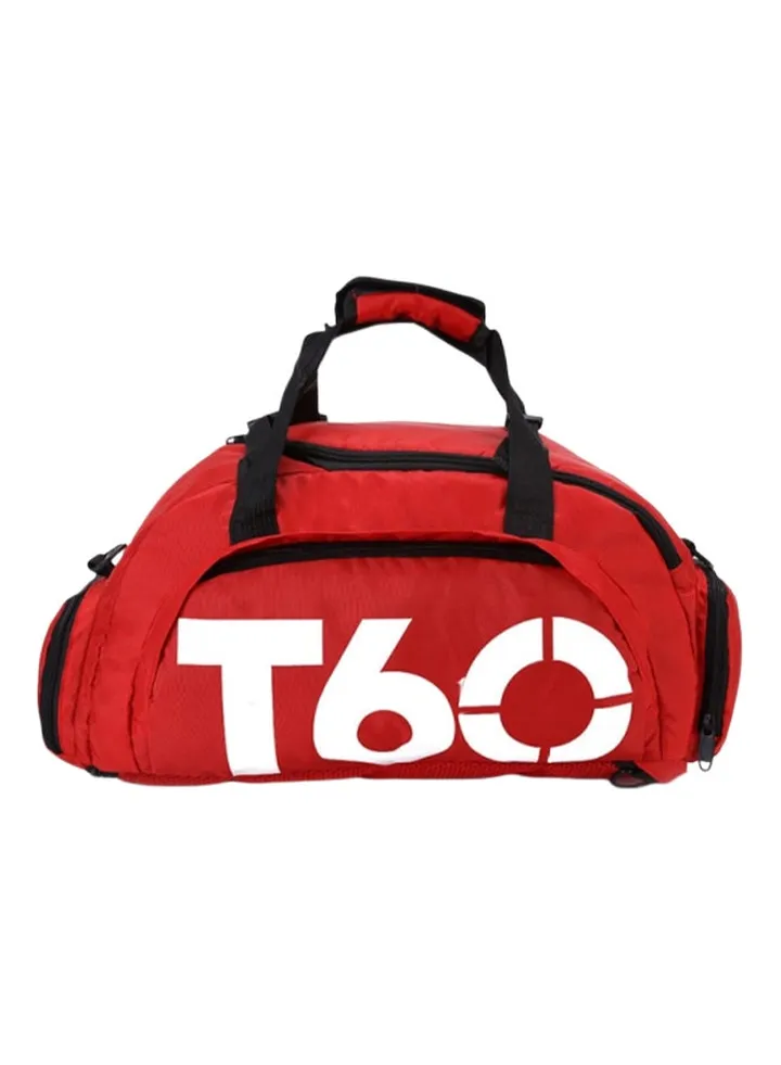 Waterproof Sport Gym Bag Red/White