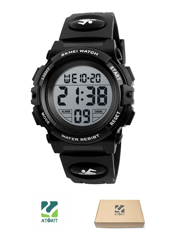 Men's Outdoor Sport Waterproof Resin Digital Watch 1258