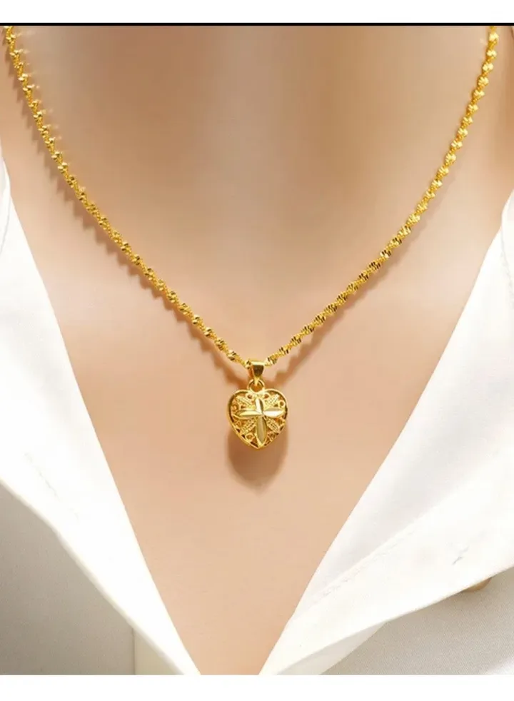 18k Gold Plated Necklace For Women