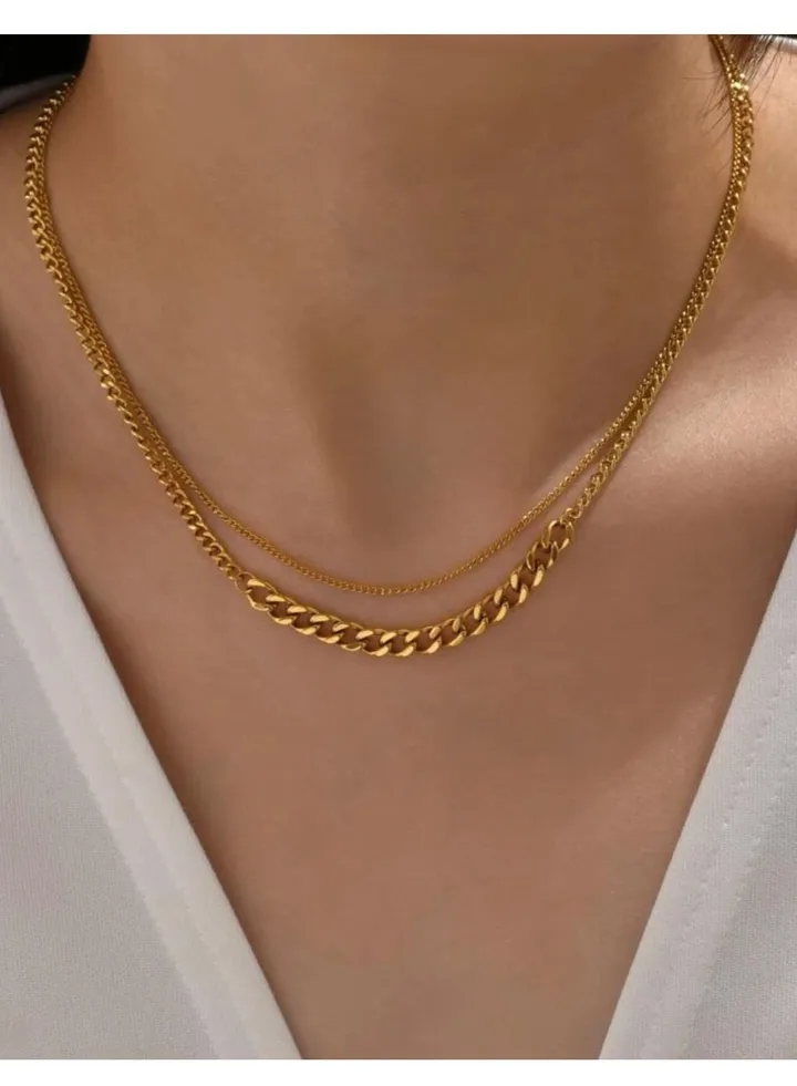 Elegant 18k Gold Plated Necklace For Women