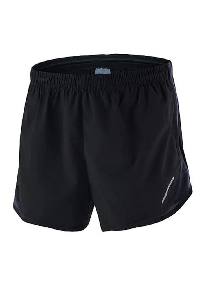 2 in 1 Running And Cycling Sports Shorts Grey/Black