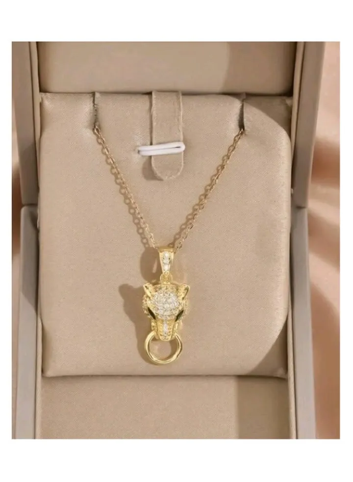 Trendy Stainless Steel Gold Plated Necklace For Women