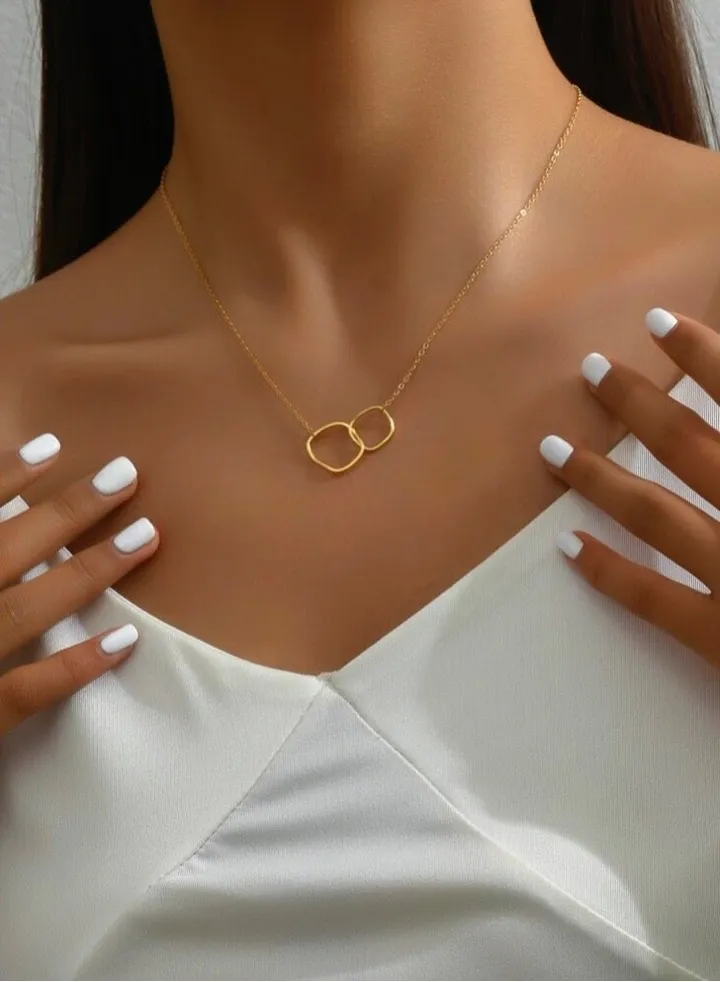 18k Gold Plated Stainless Steel Necklace
