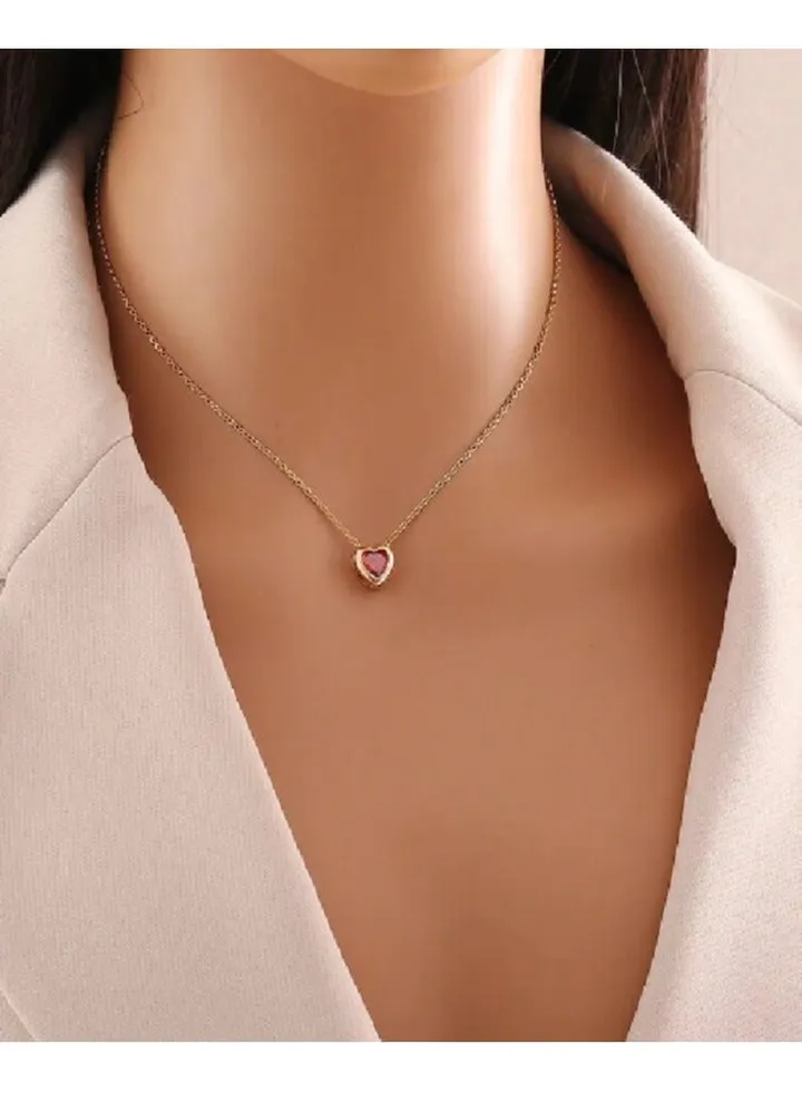 Trendy Stainless Steel Gold Plated Necklace For Women