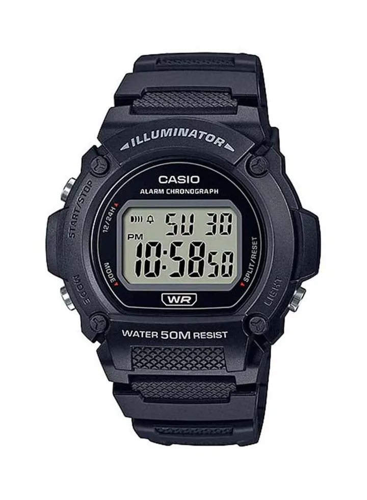 Men's Digital Display Watch - 47 mm - Black