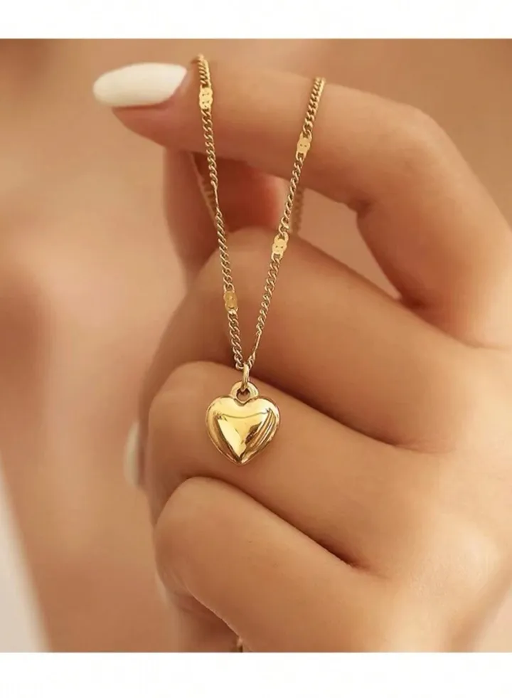 Stylish Gold Plated Stainless Steel Necklace For Women