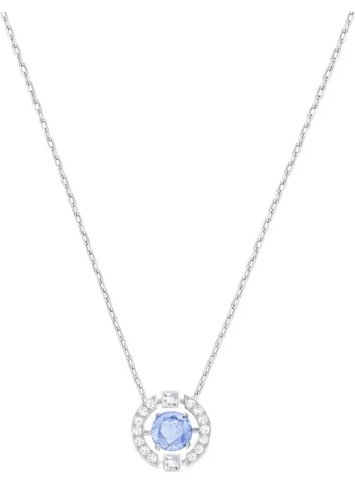 Noble Necklace White Blue Diamond Necklace