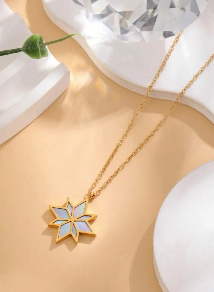Amazing & Elegant Stainless Steel Gold Plated Necklace For Women