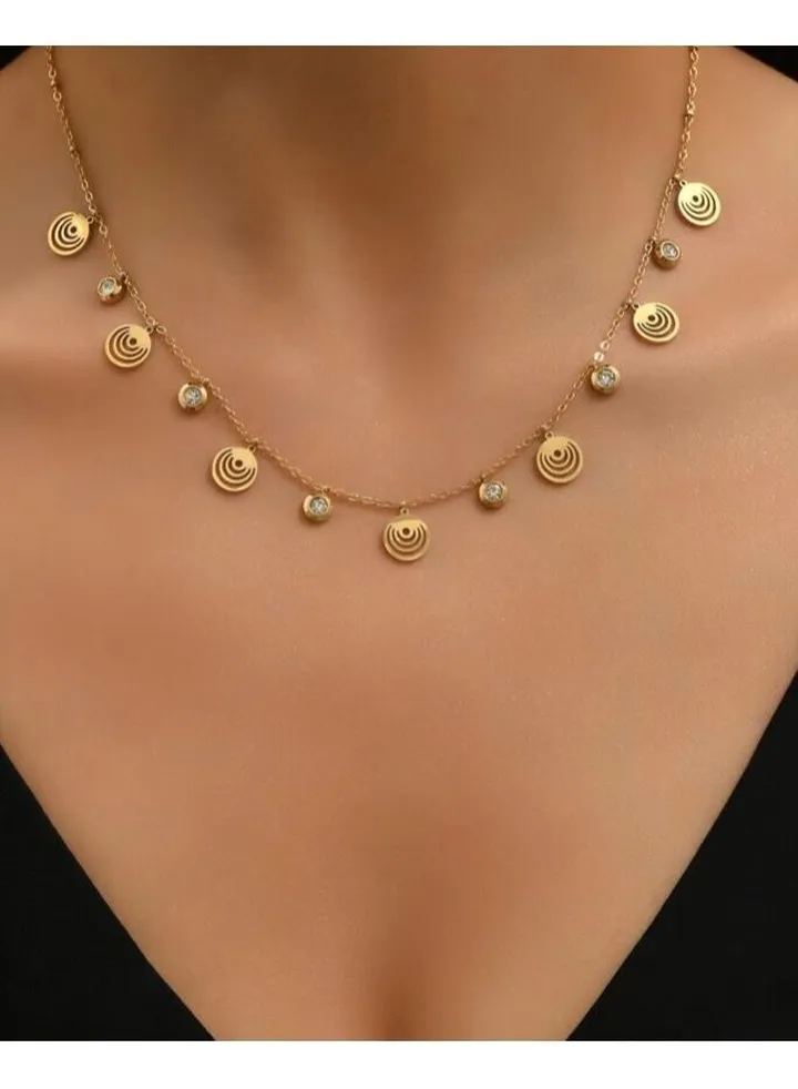 18k Gold Plated Stainless Steel Necklace