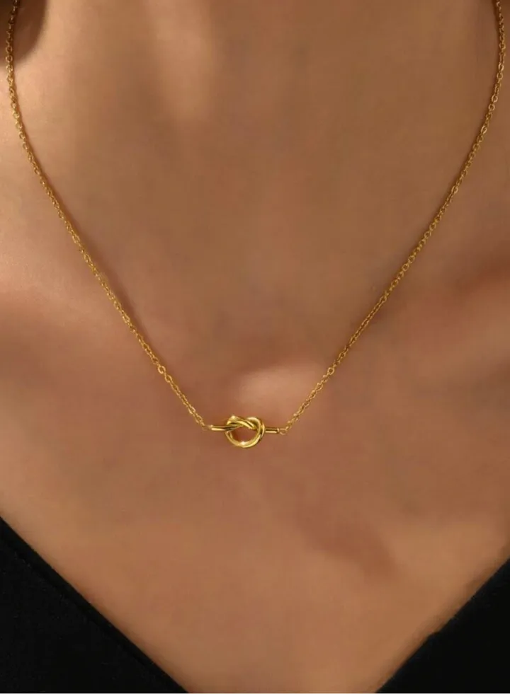 Amazing & Elegant Stainless Steel Gold Plated Necklace For Women