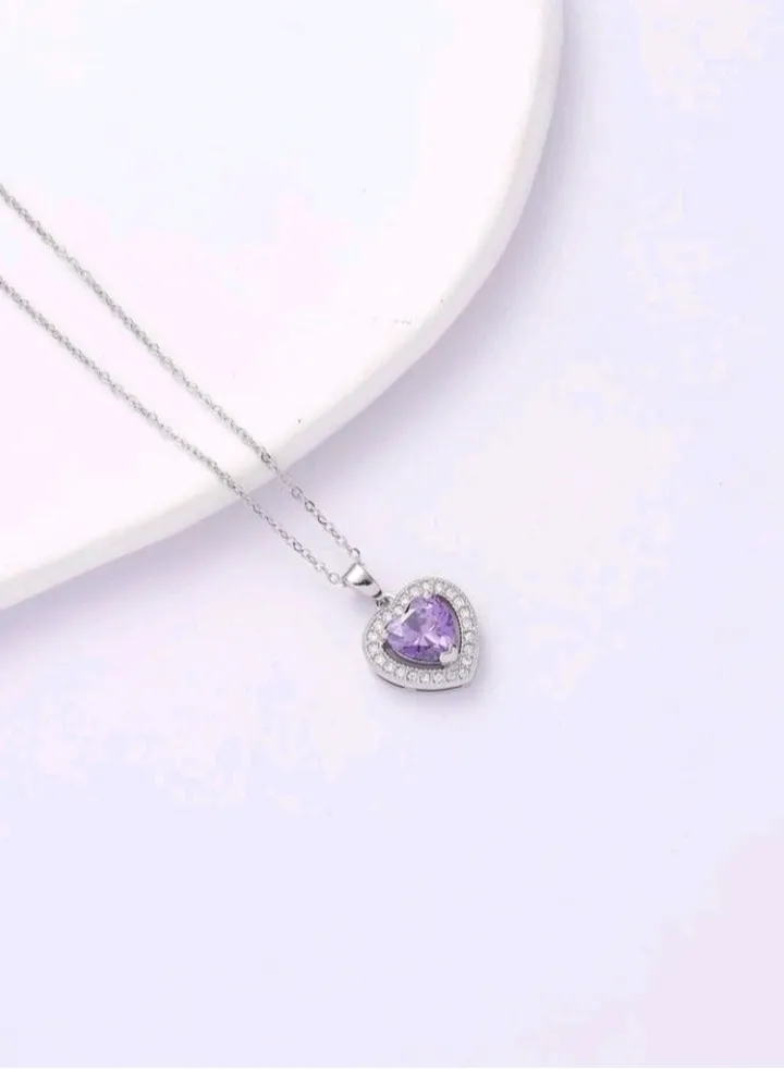 Trendy Stainless Steel Silver Plated Necklace For Women