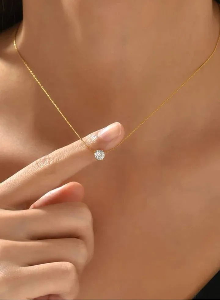 Stainless Steel Gold Plated Necklace For Women