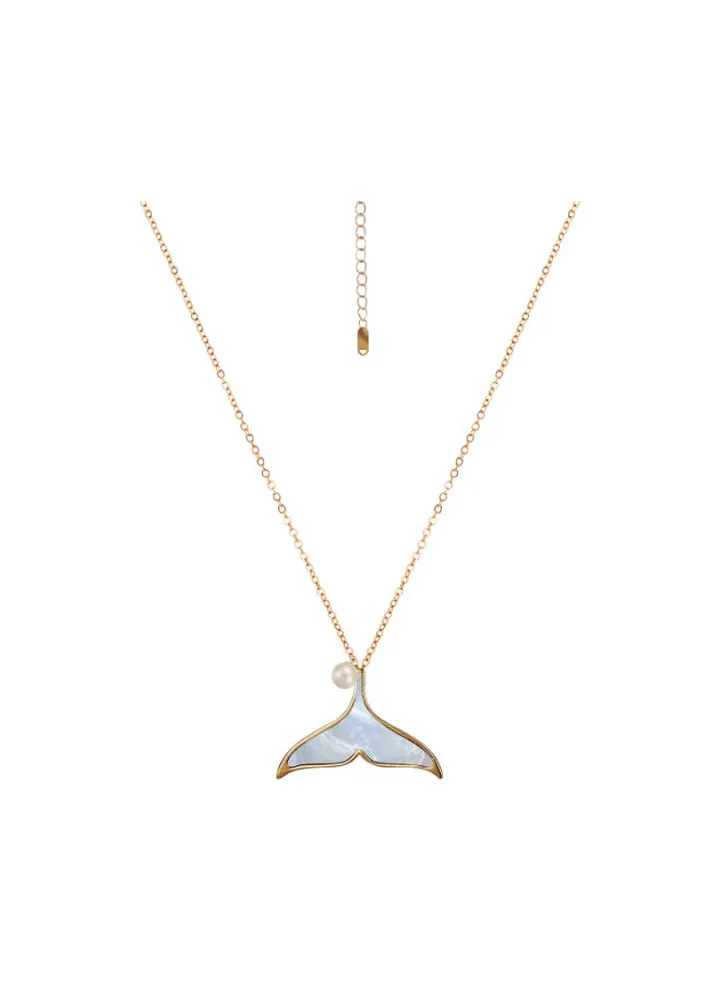 Alissa Necklace Mermaid Tale Pendant