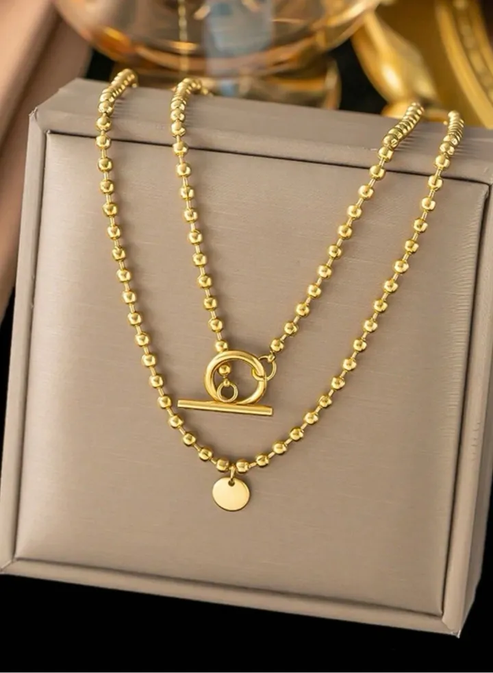 Elegant 18k Gold Plated Necklace For Women