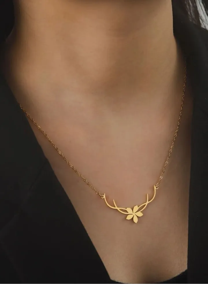 18k Gold Plated Stainless Steel Necklace
