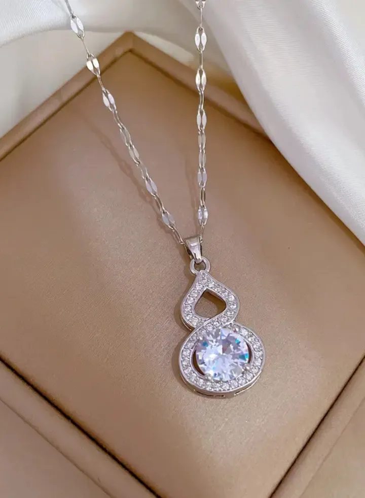 Elegant Silver Plated Necklace For Women