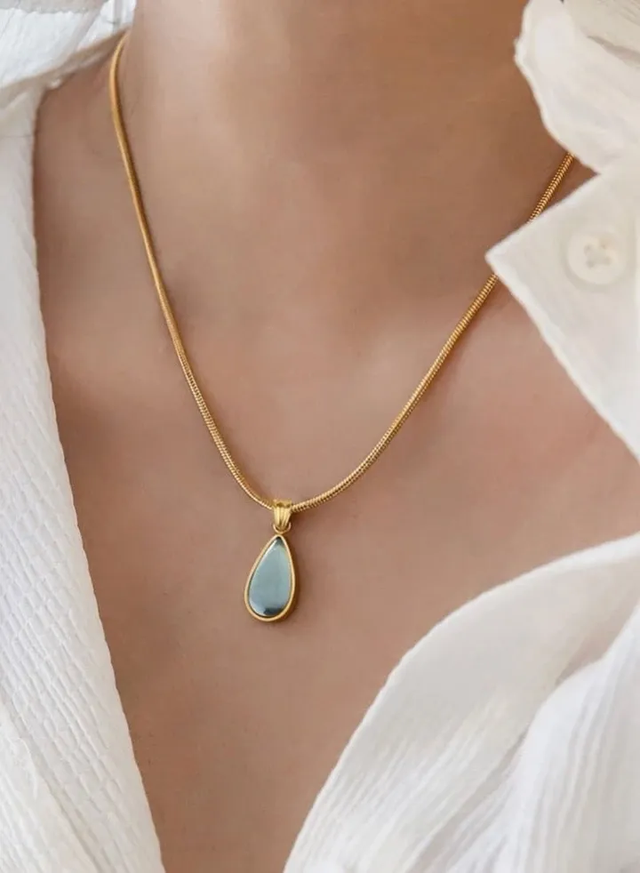 18k Gold Plated Stainless Steel Necklace