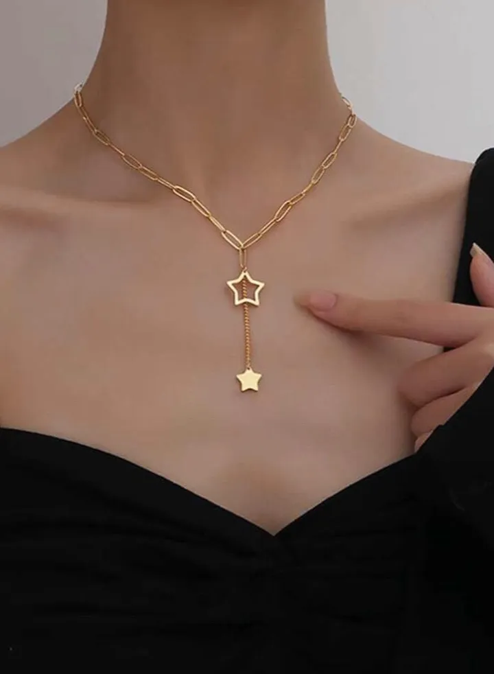 18k Gold Plated Stainless Steel Necklace