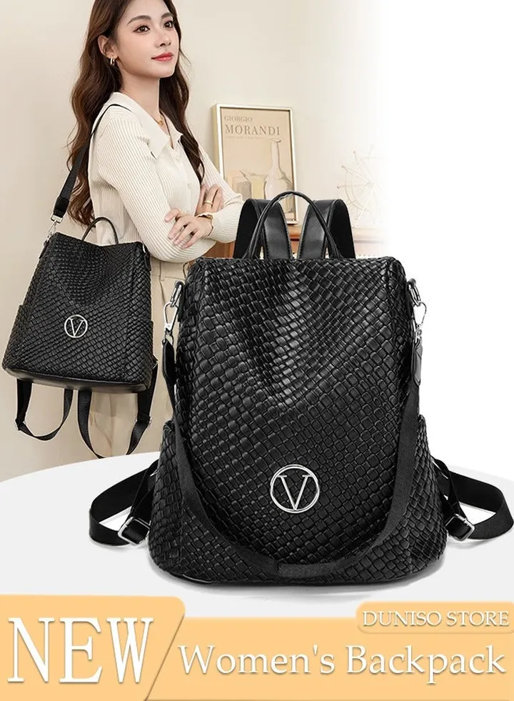 2 in 1 Women's Backpack Fashionable Travel Backpack For Women Large Capacity School Backpack Shoulder Bag with Detachable Shoulder Strap For College Girls Students