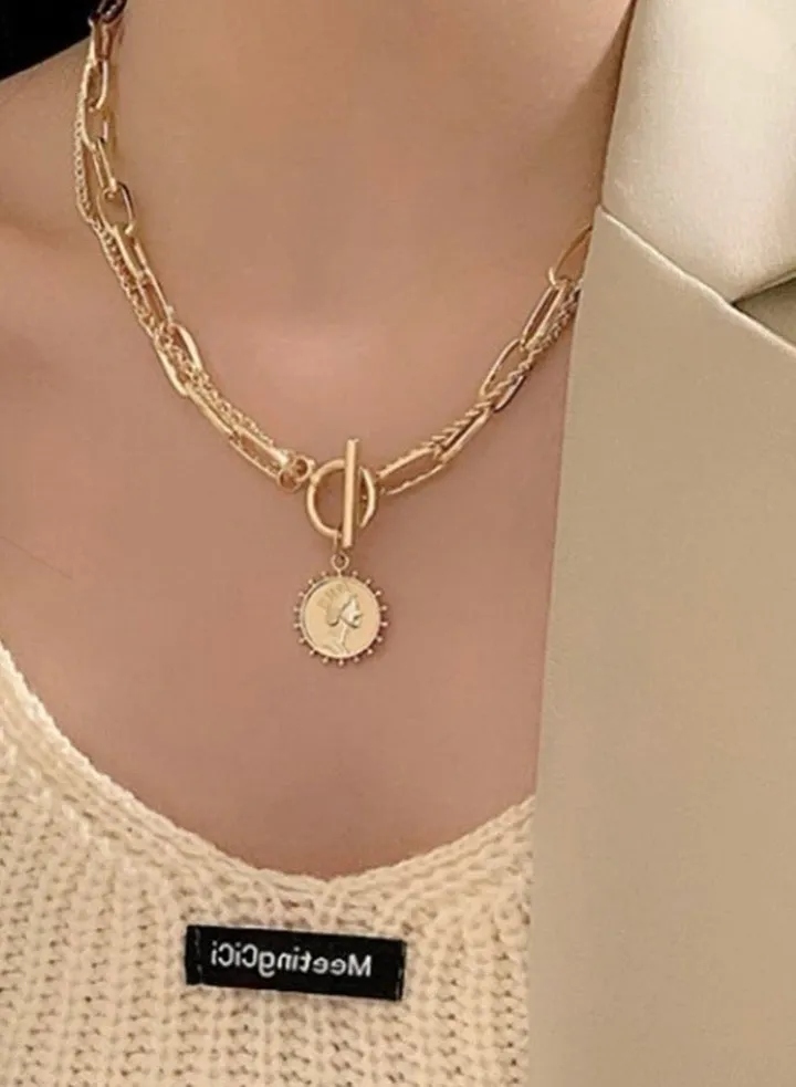18k Gold Plated Stainless Steel Necklace