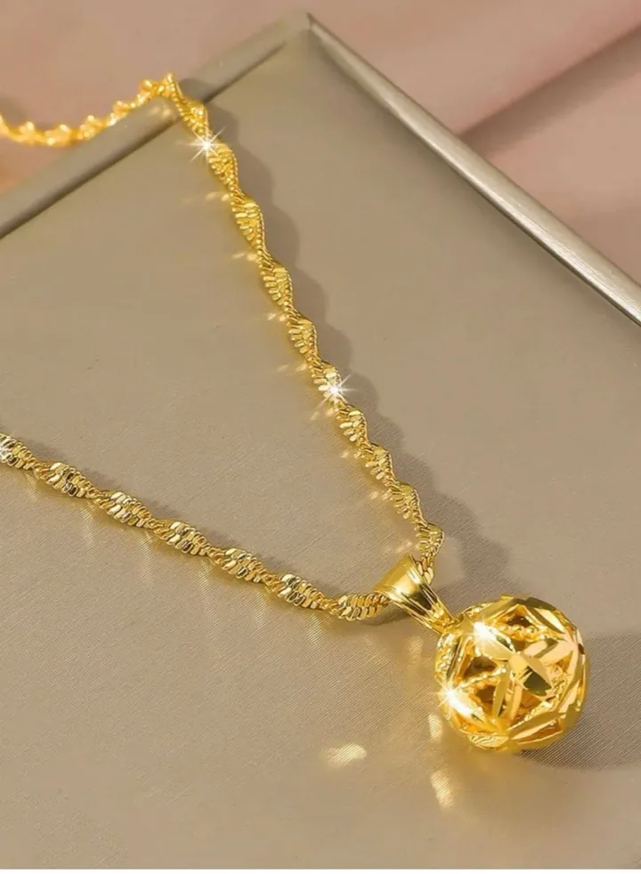 18k Gold Plated Necklace For Women