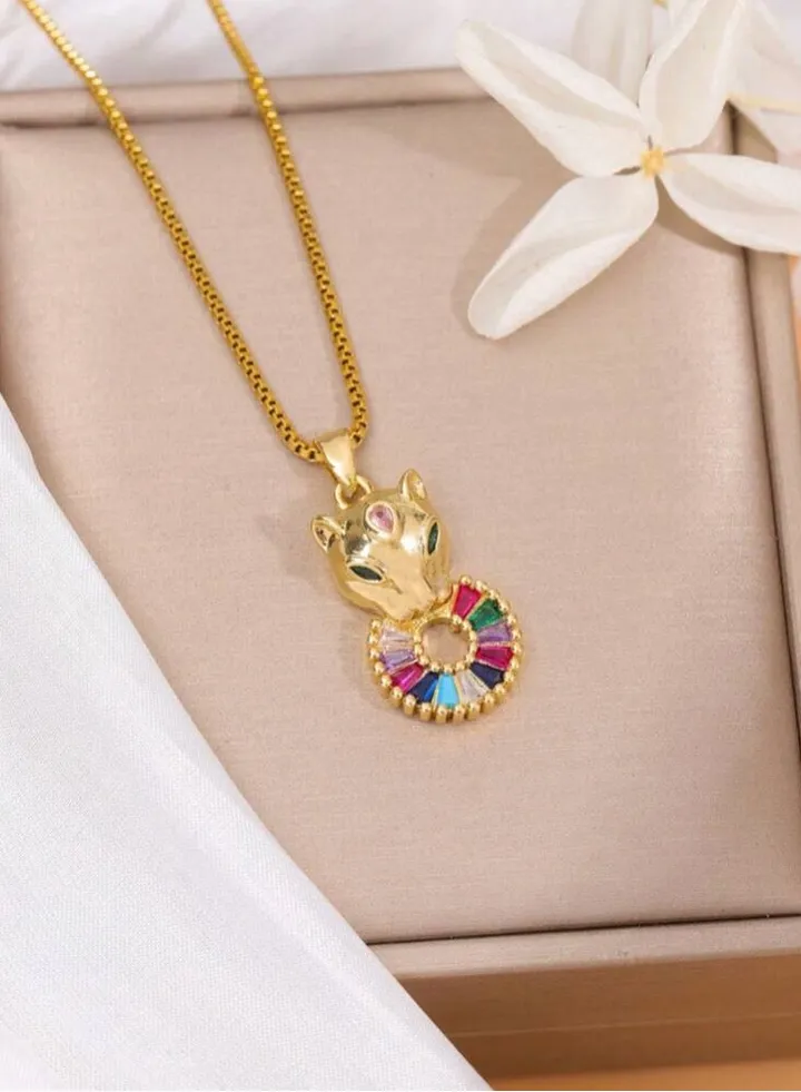 Elegant 18k Gold Plated Necklace For Women