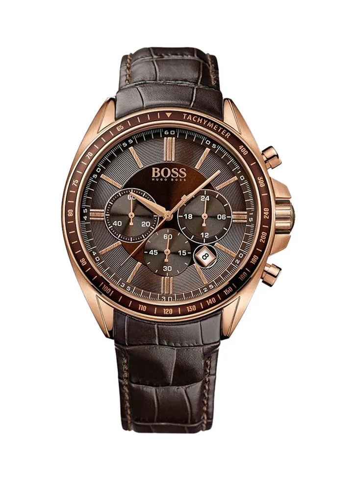 Men's Leather Chronograph Watch 1513093