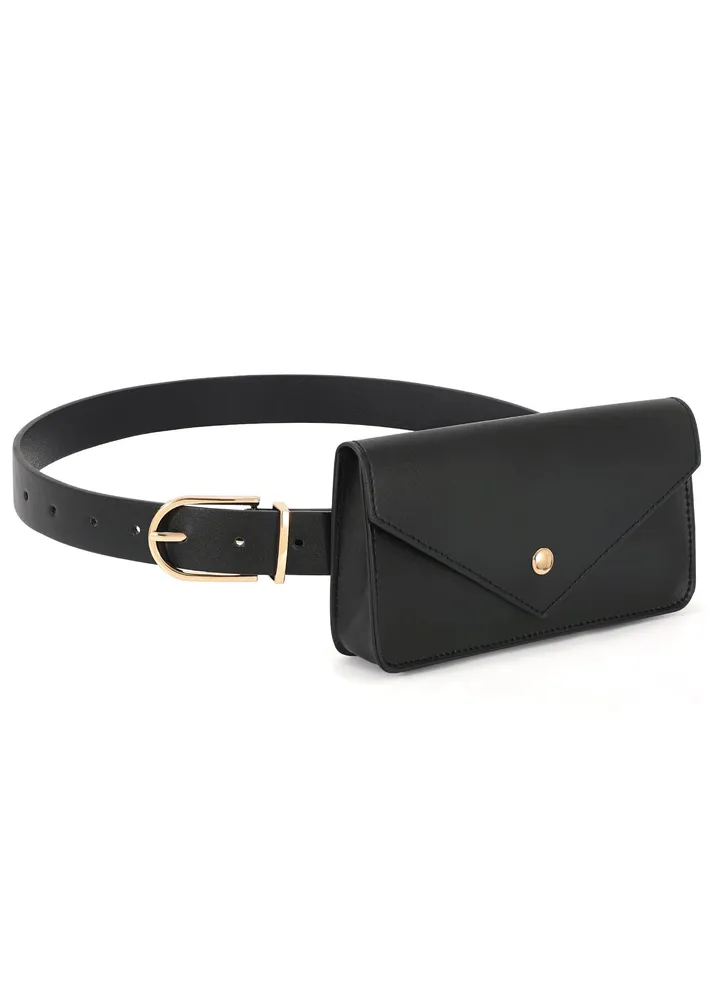 Pack for Women Men Leather Waist Bag Outdoor Travel Sports Running Walking Hiking Belt Slim Cell Phone Purse Casual Waist Wallet Pouch