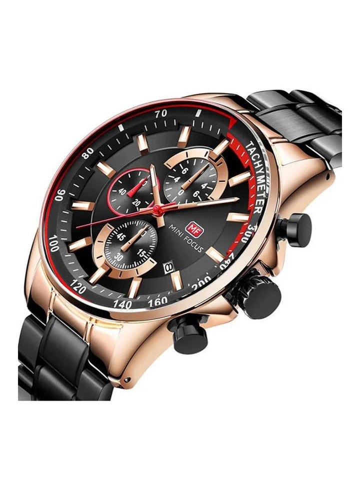 Men's Stainless Steel Chronograph Clasp Watch MF0218G.02