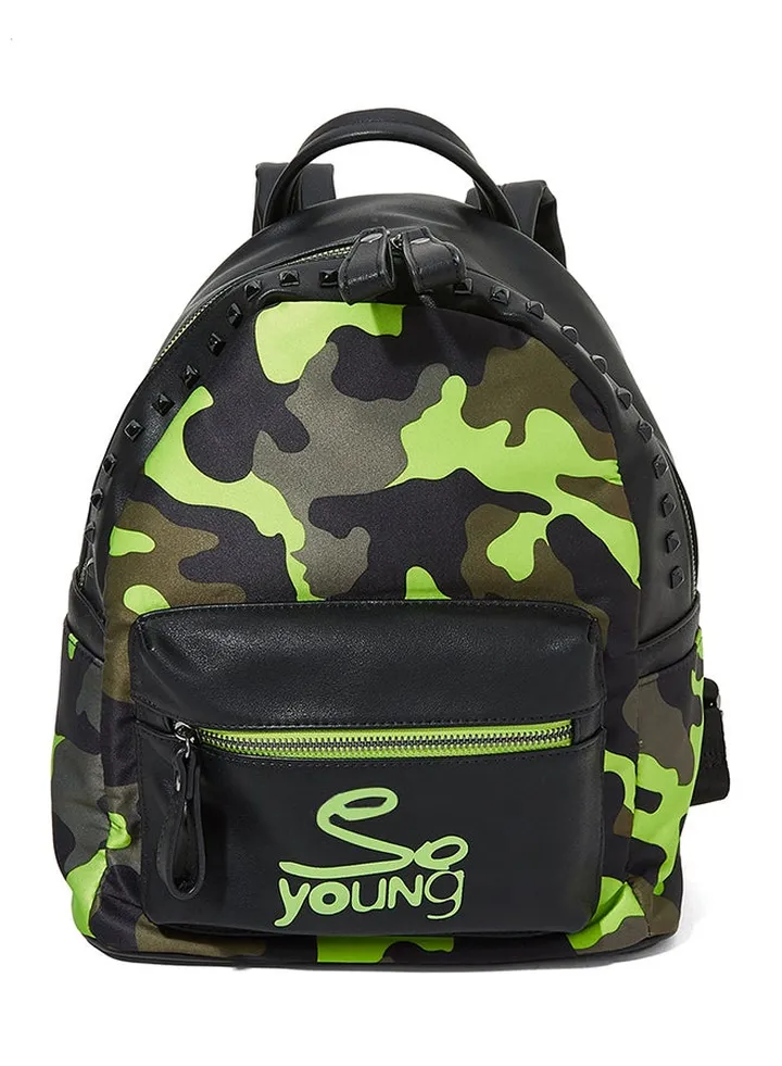 Casual Backpack Green/Black