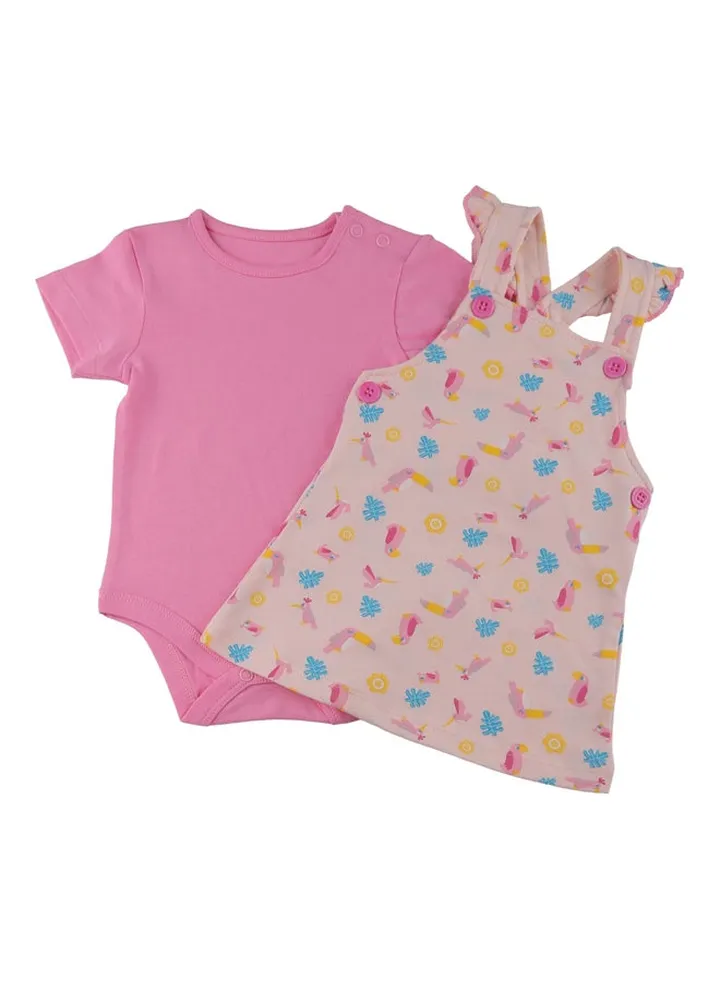 Baby Girls Playsuit & Dress set