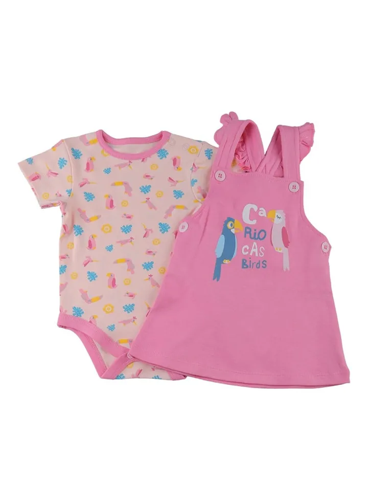 Baby Girls Playsuit & Dress set