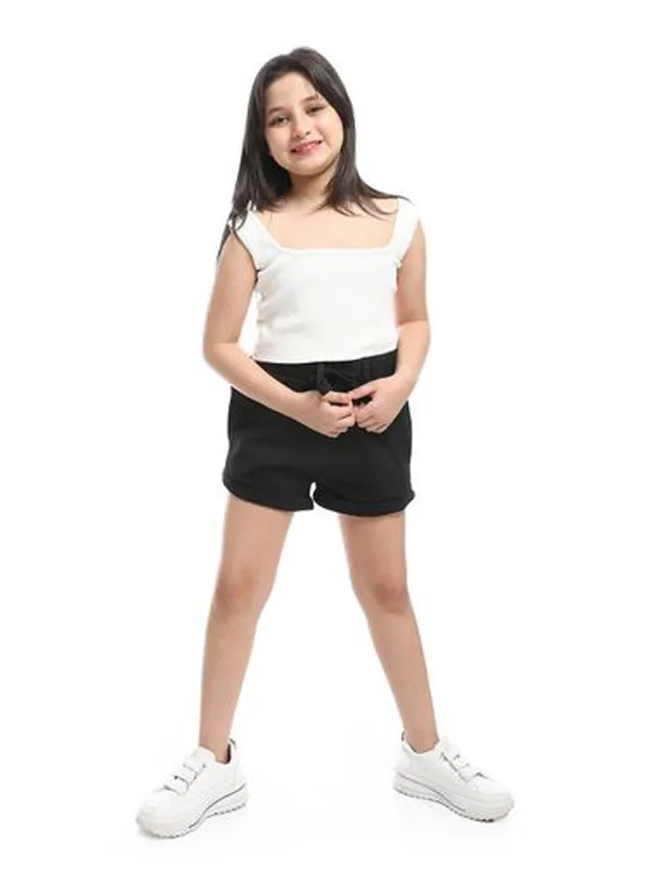 Girls Crop Top & shorts set